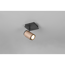 LED-Spot 'Gillan' Metall schwarz/kaffeefarben 1-flammig 10 W