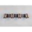 LED-Spot 'Gillan' Metall schwarz/kaffeefarben 4-flammig 10 W
