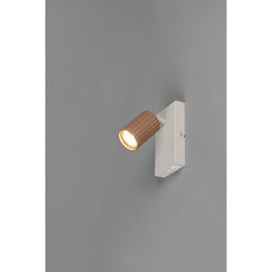 LED-Spot 'Soka' Metall kaffeefarben/grau 1-flammig 10 W