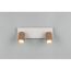 LED-Spot 'Soka' Metall kaffeefarben/grau 2-flammig 10 W