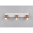 LED-Spot 'Soka' Metall kaffeefarben/grau 3-flammig 10 W