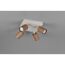 LED-Spot 'Soka' Metall kaffeefarben/grau 4-flammig 10 W