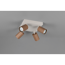 LED-Spot 'Soka' Metall kaffeefarben/grau 4-flammig 10 W