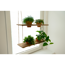 Leimholz 'Antik' geflammt 40 x 120 x 1,8 cm