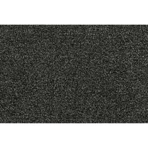 Teppich 'Sophia' Vlies schwarz 400 x 100 cm