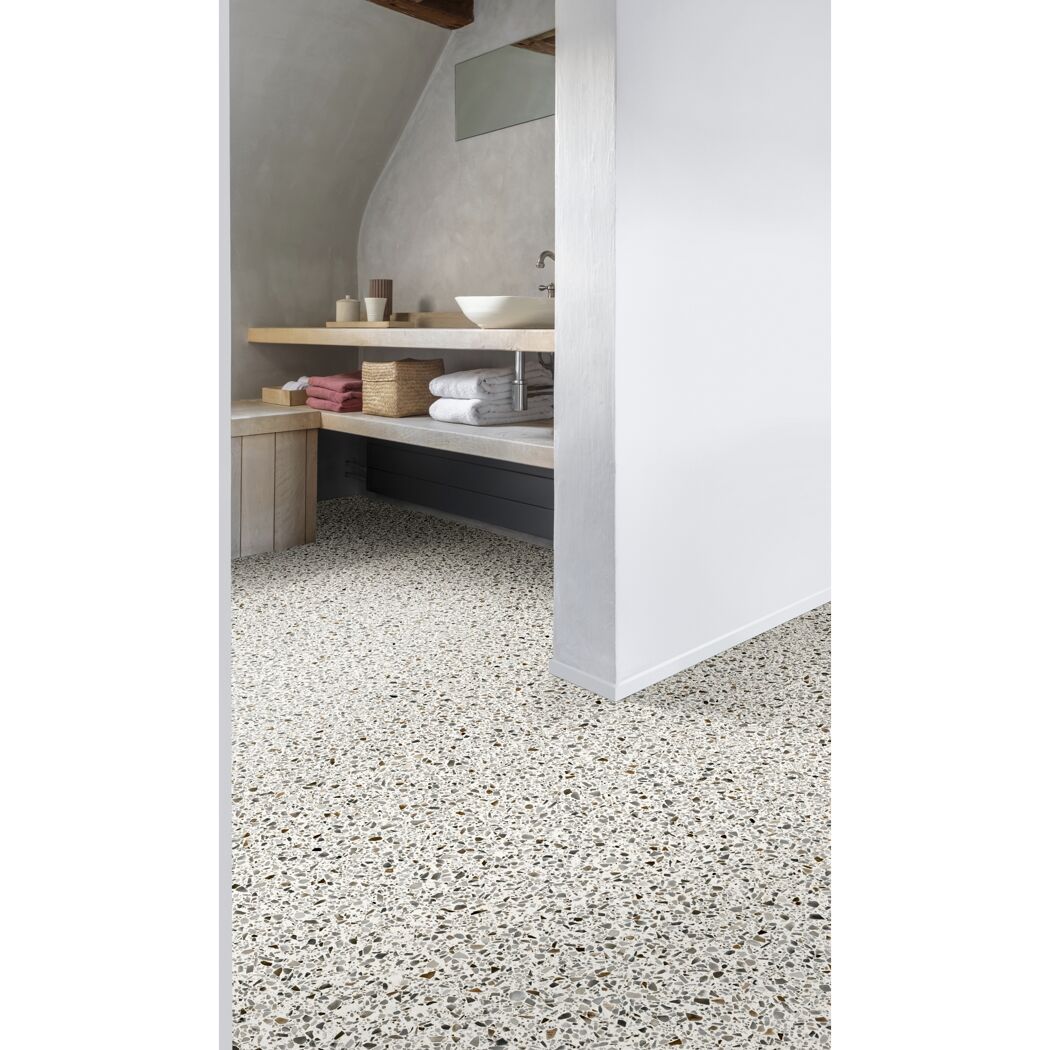 CV Bodenbelag 'Dubai' Meterware Terrazzo Breite 2 m