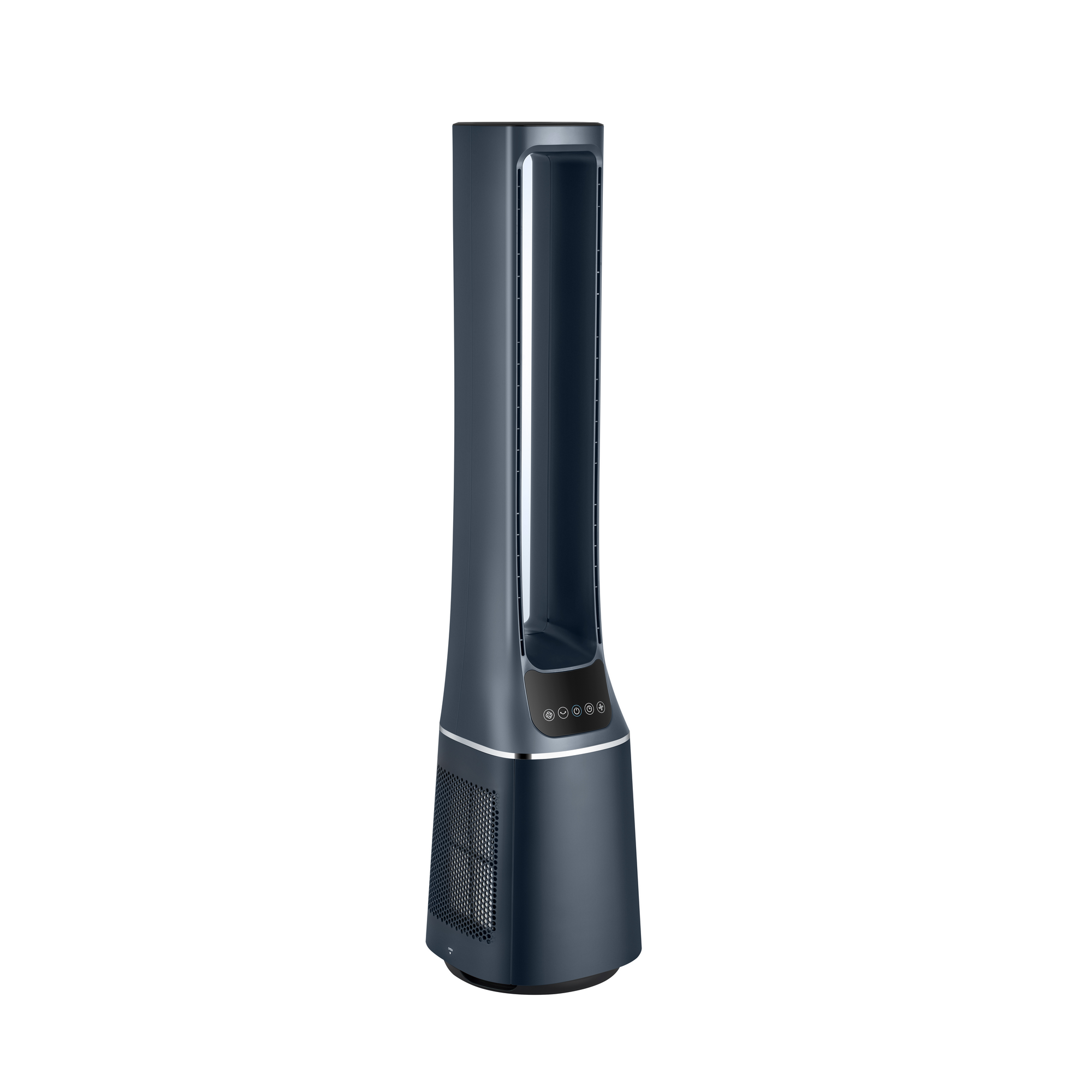 Turmventilator blau mit Luftreiniger
