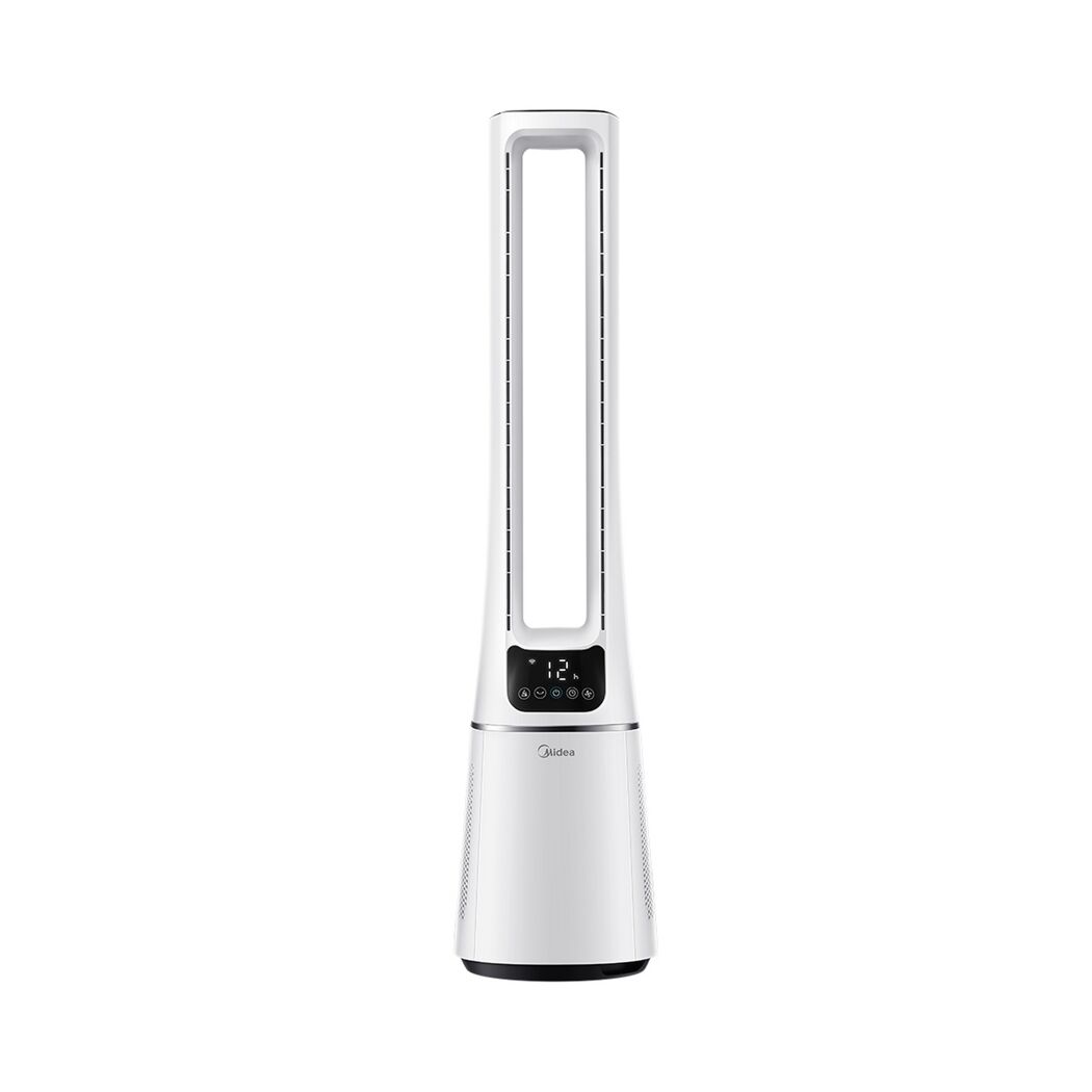 Turmventilator weiß mit Luftreiniger