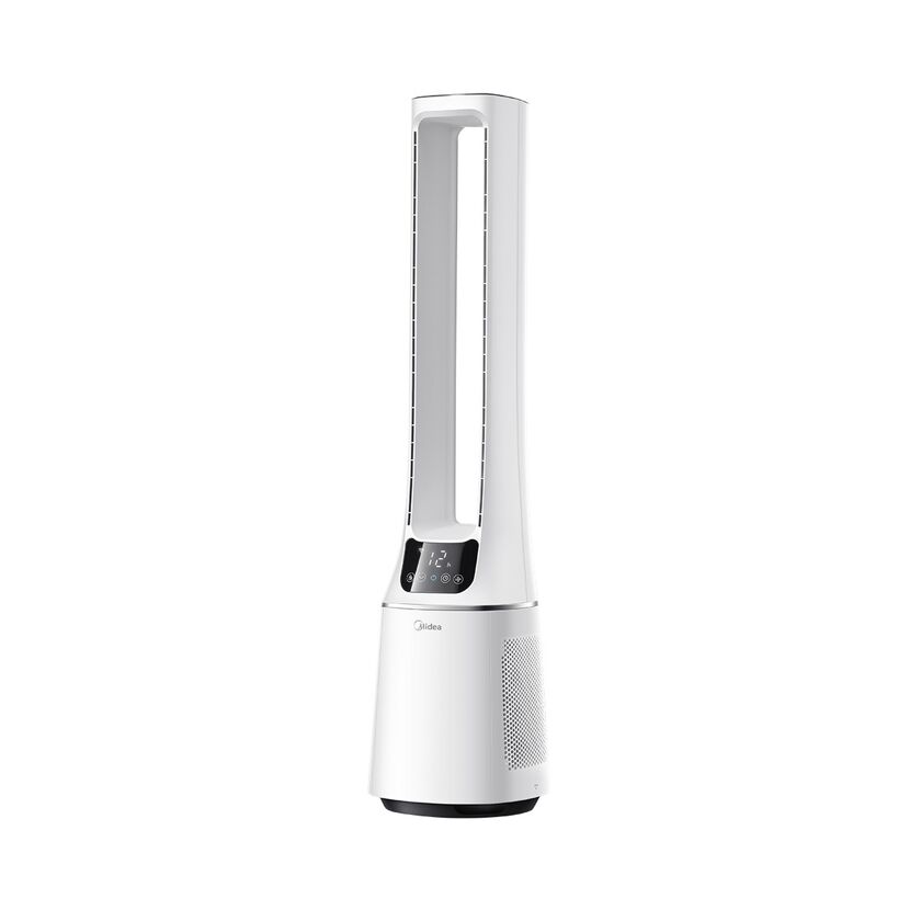 Turmventilator weiß mit Luftreiniger