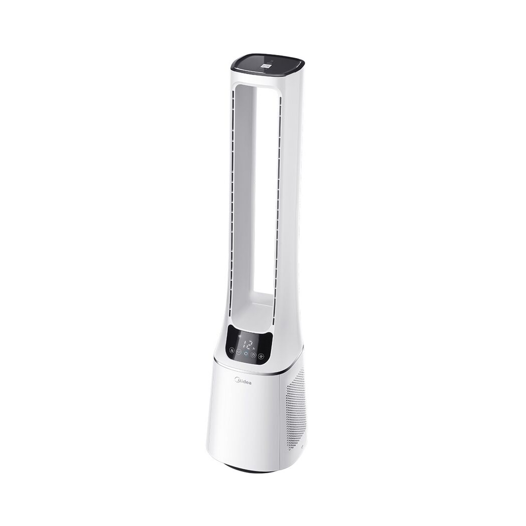 Turmventilator weiß mit Luftreiniger