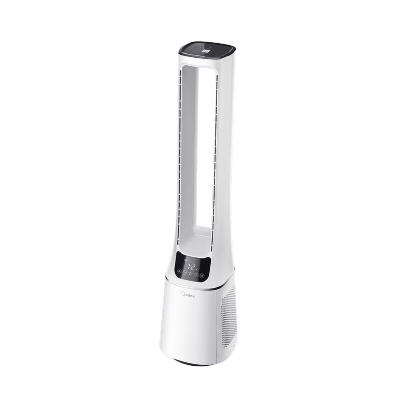 Turmventilator weiß mit Luftreiniger