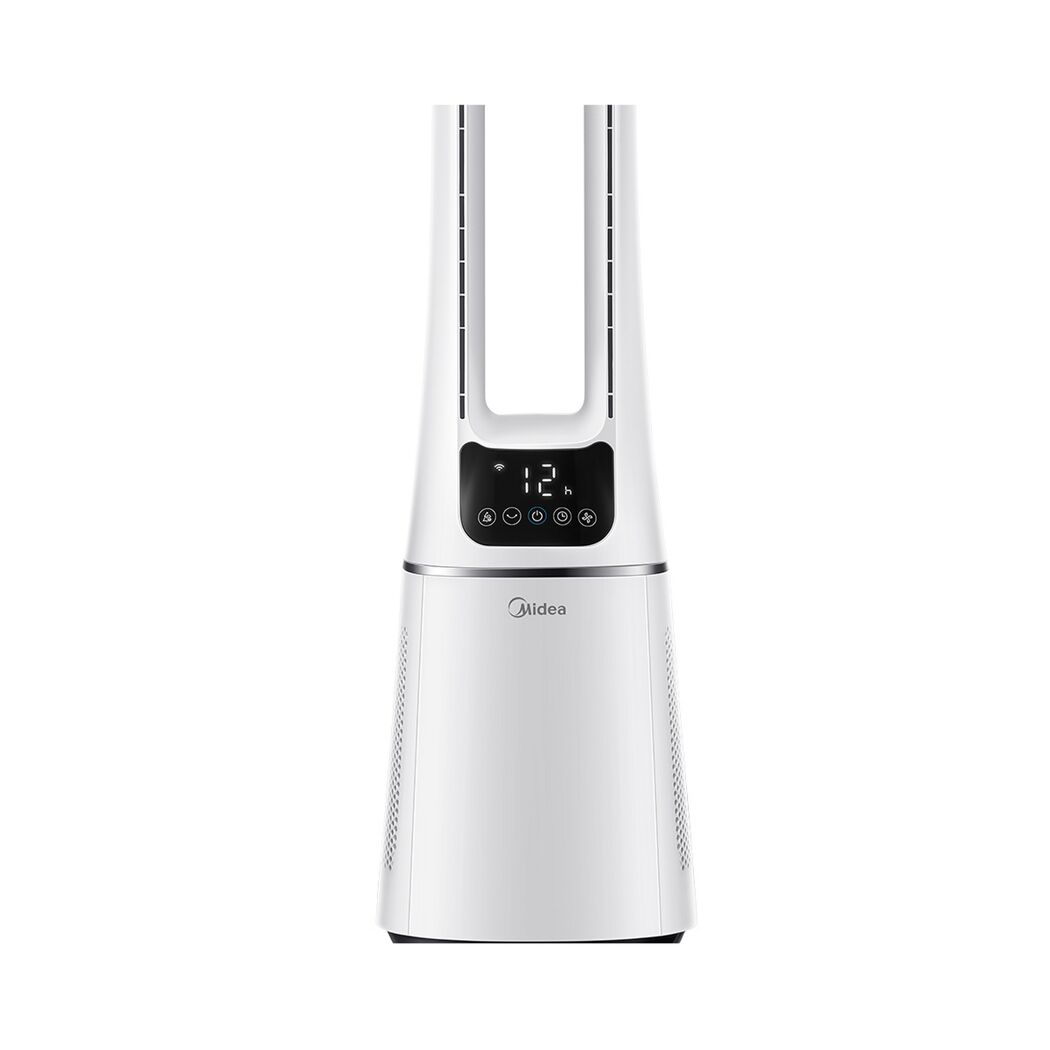Turmventilator weiß mit Luftreiniger