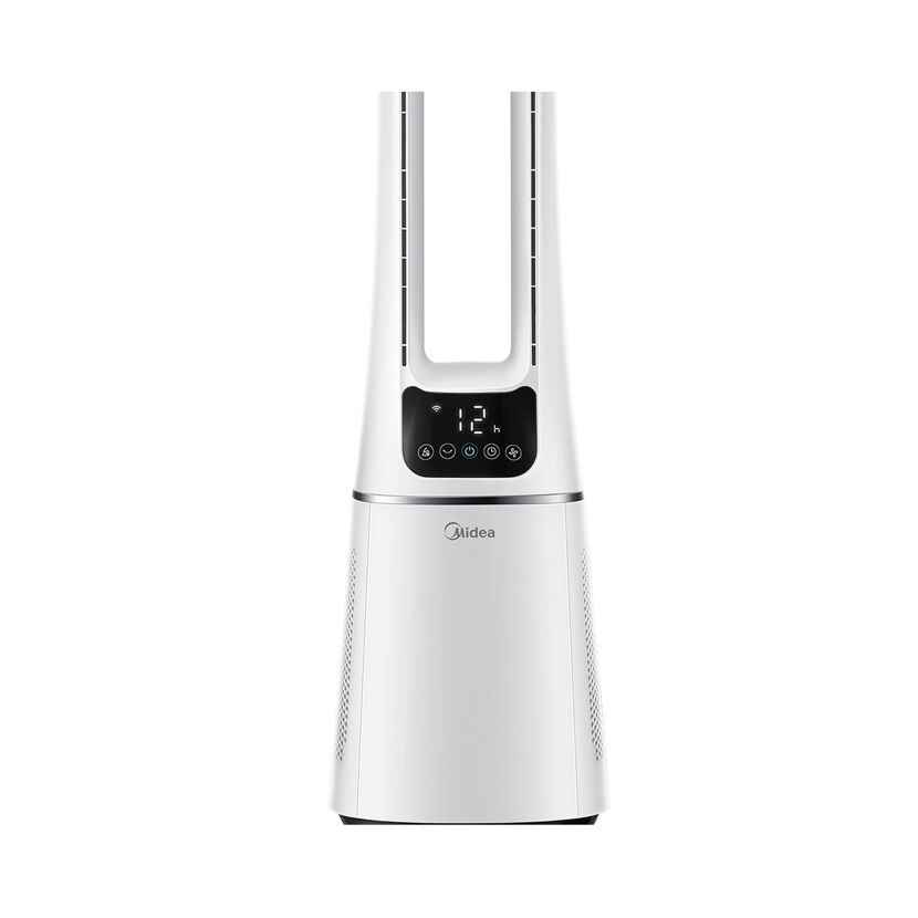 Turmventilator weiß mit Luftreiniger