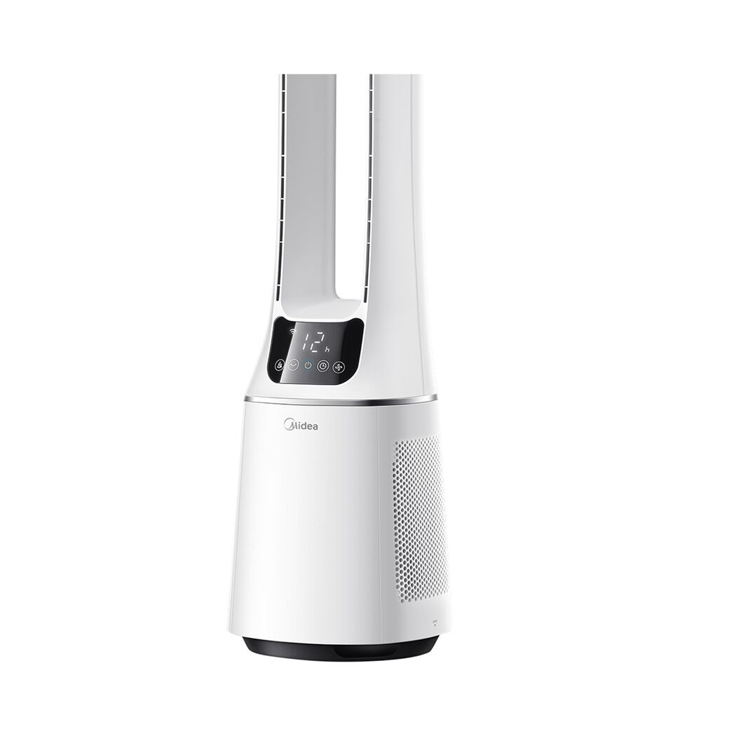 Turmventilator weiß mit Luftreiniger