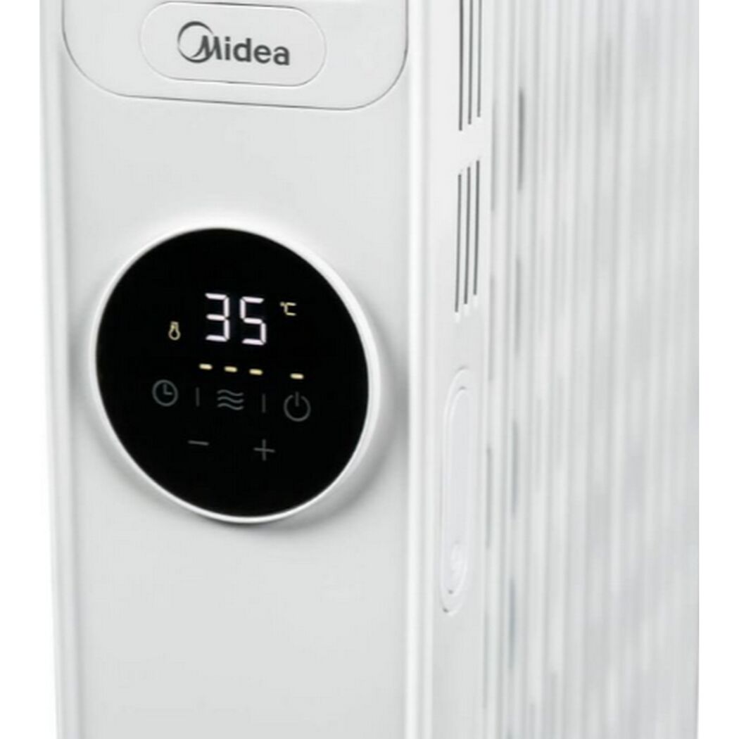 Ölradiator 'NY2513-22MR' weiß 13 Rippen 2500 W
