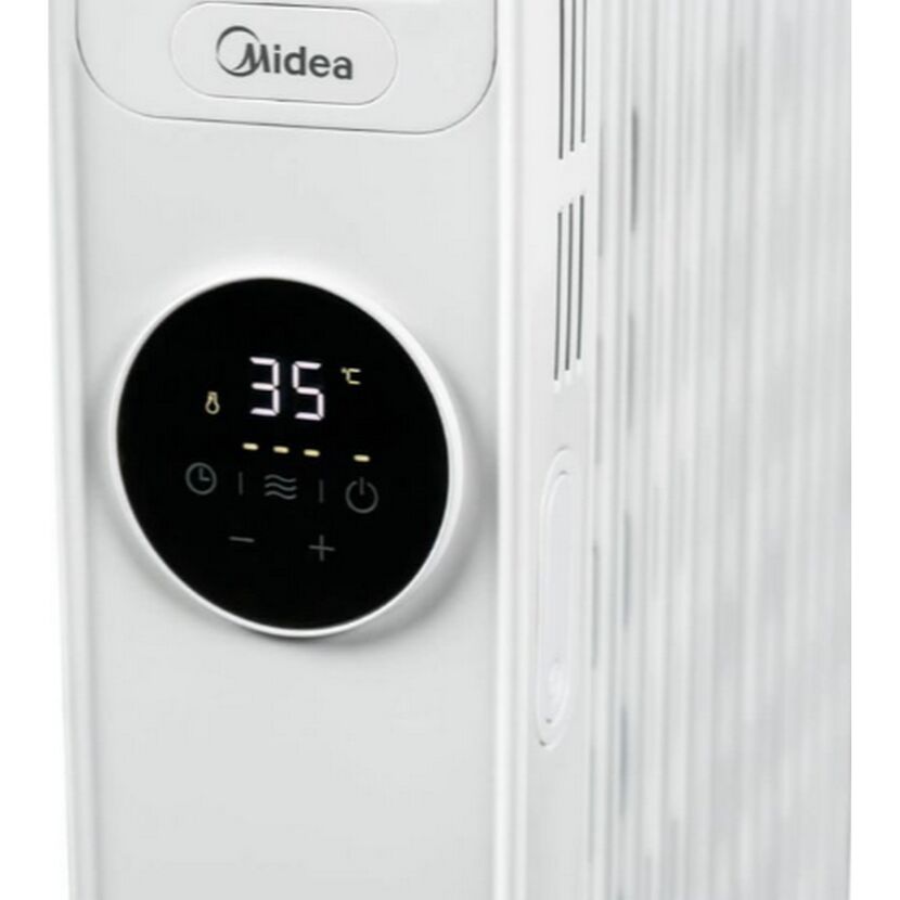 Ölradiator 'NY2513-22MR' weiß 13 Rippen 2500 W