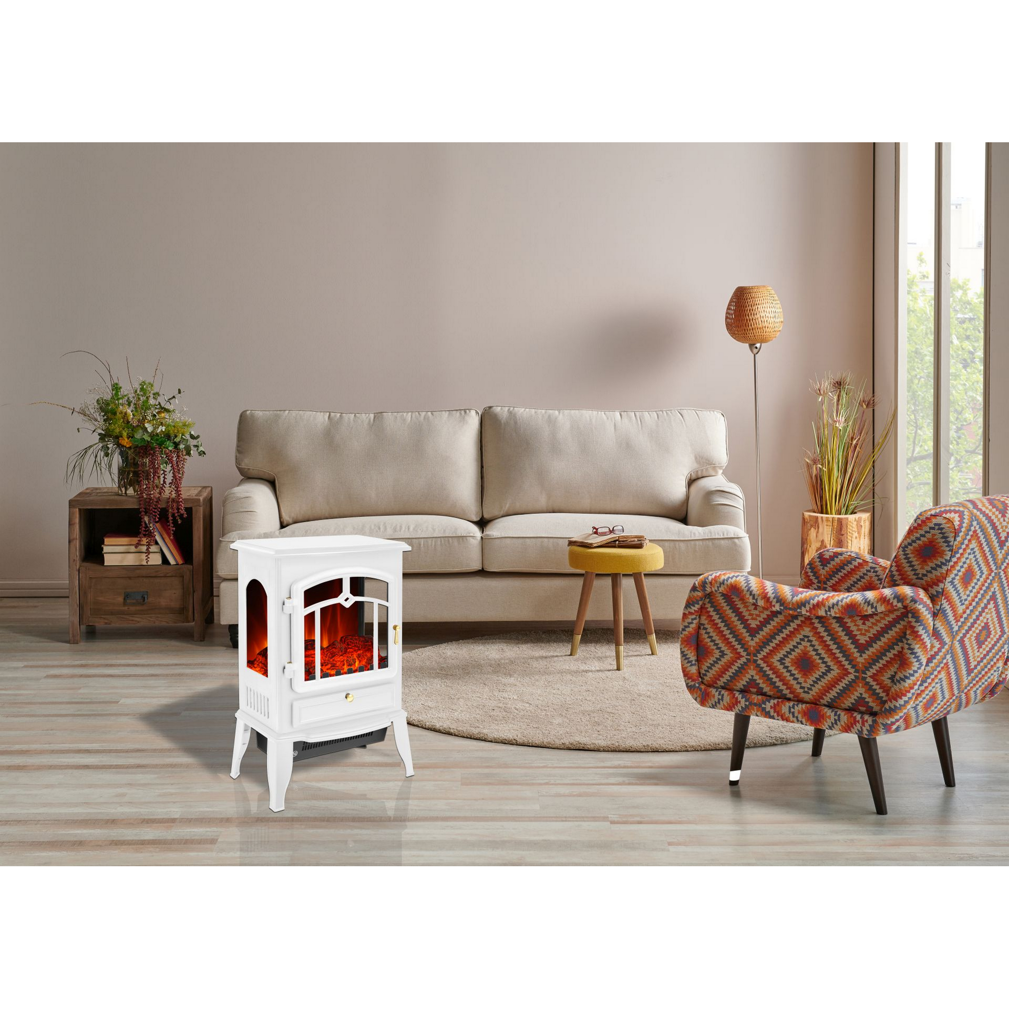 Elektrokamin 'Como II' weiß 2 kW