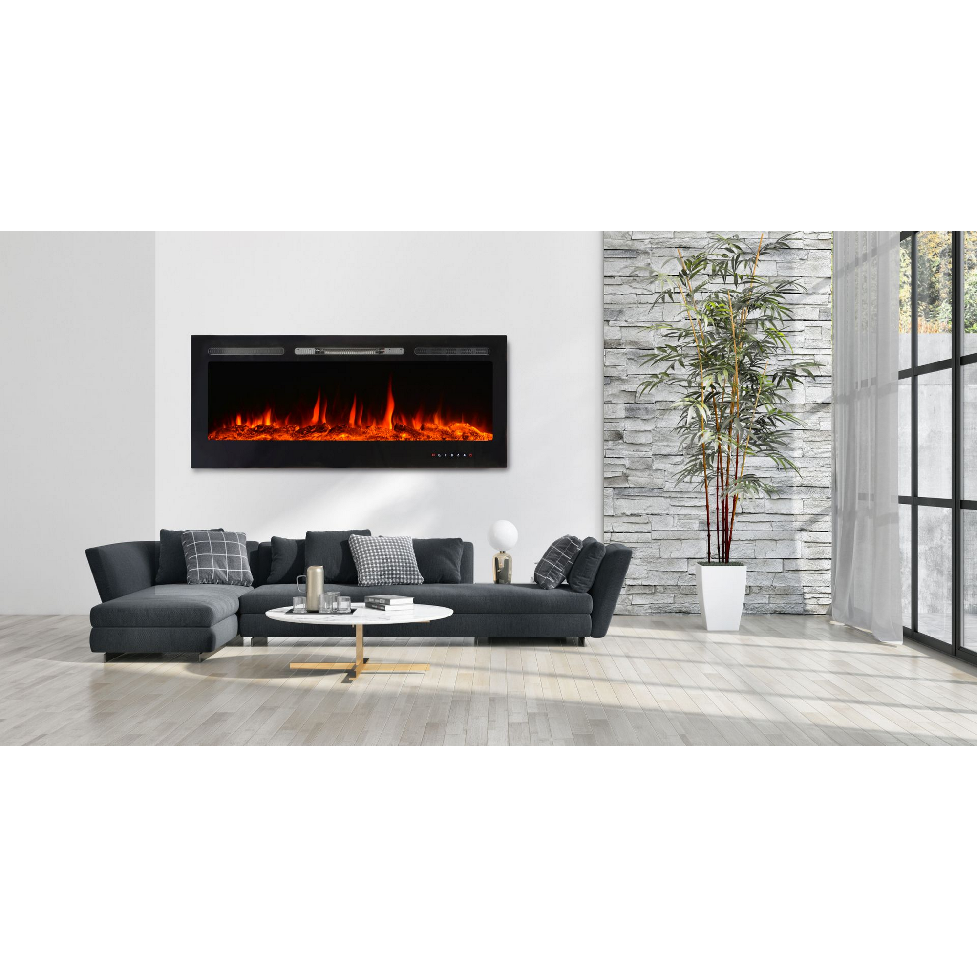 Elektrokamin 'Luzern' schwarz 1,8 kW
