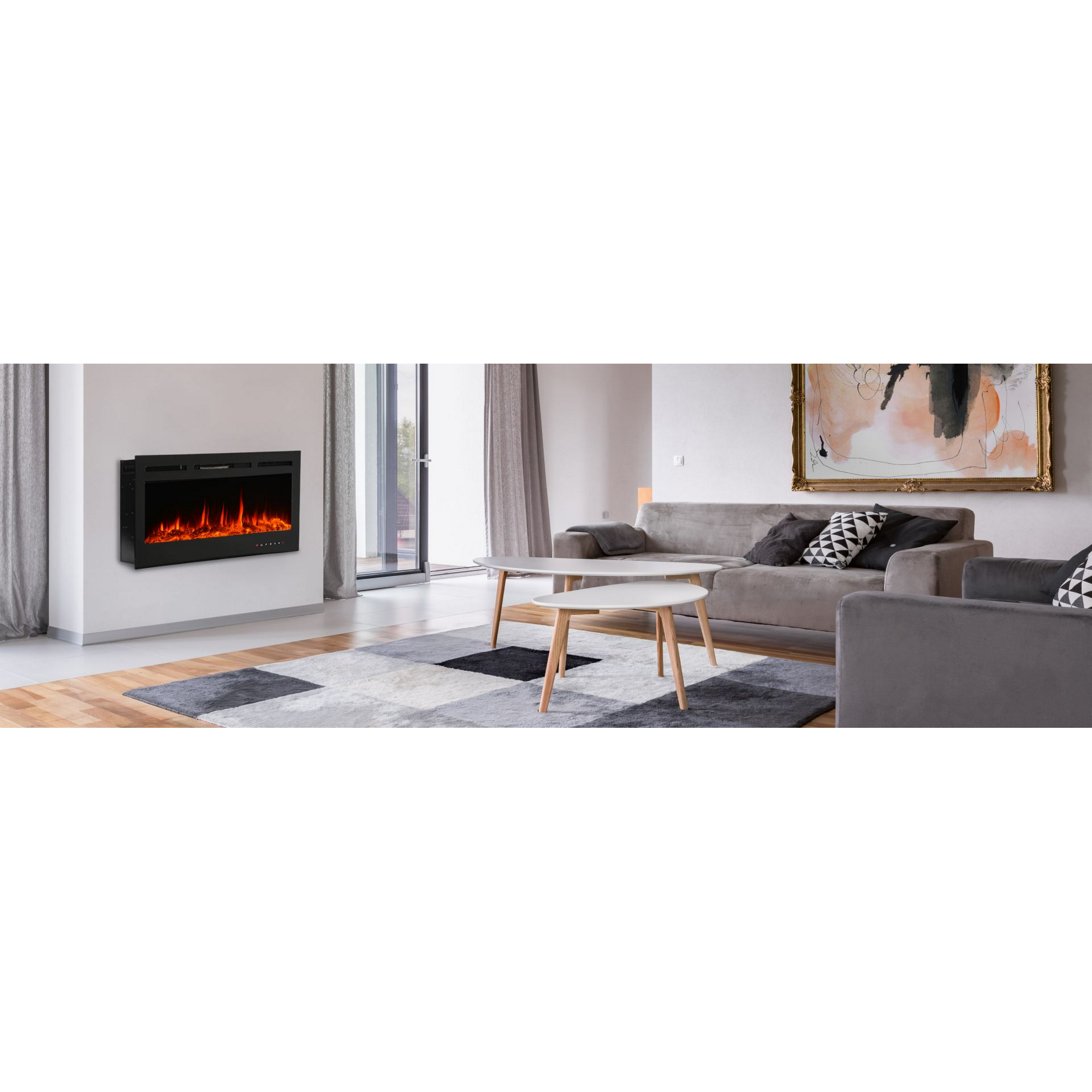 Elektrokamin 'Luzern' schwarz 1,8 kW