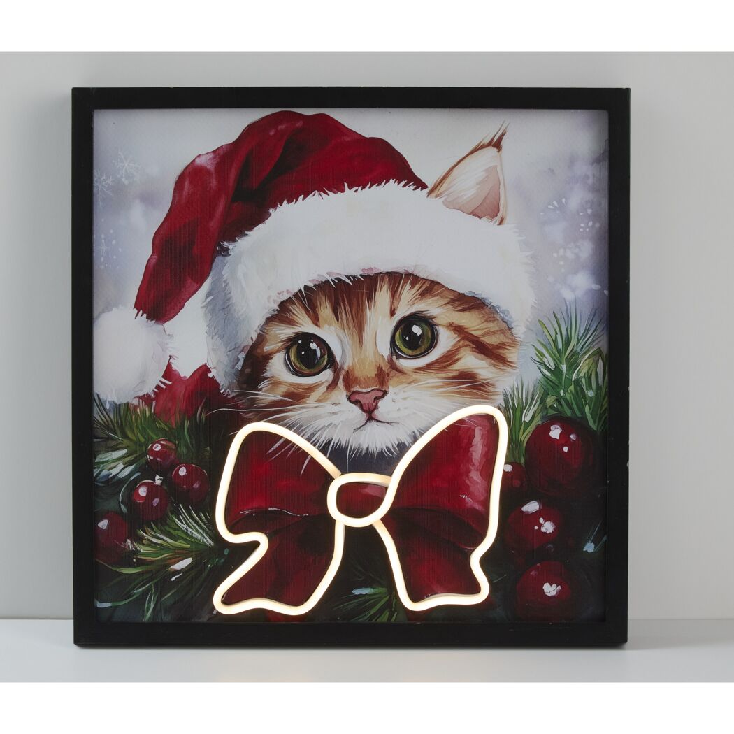 LED-Weihnachtsbilder 40 x 40 cm