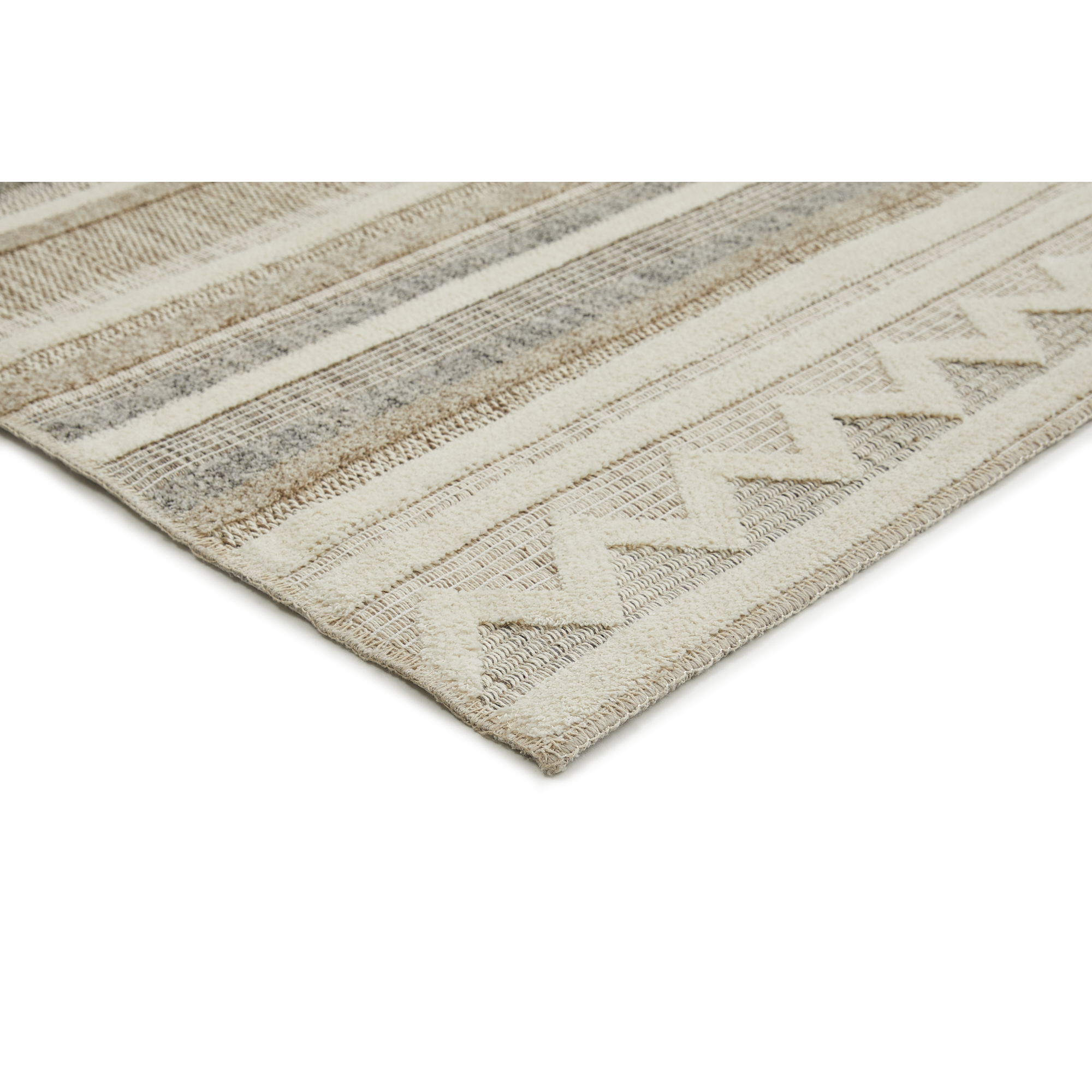 Teppich 'Crosby' cremegrau 120 x 170 cm