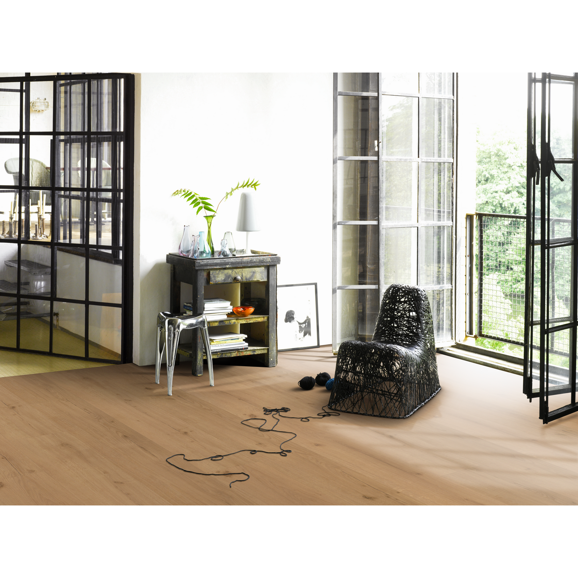 Vinylboden 'Basic 30' Eiche Lumera Natur 9,4 mm