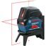 Kreuzlinien-/Kombilaser 'GCL 2-15 Professional' mit Tasche und Laserzieltafel