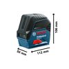 Kreuzlinien-/Kombilaser 'GCL 2-15 Professional' mit Tasche und Laserzieltafel