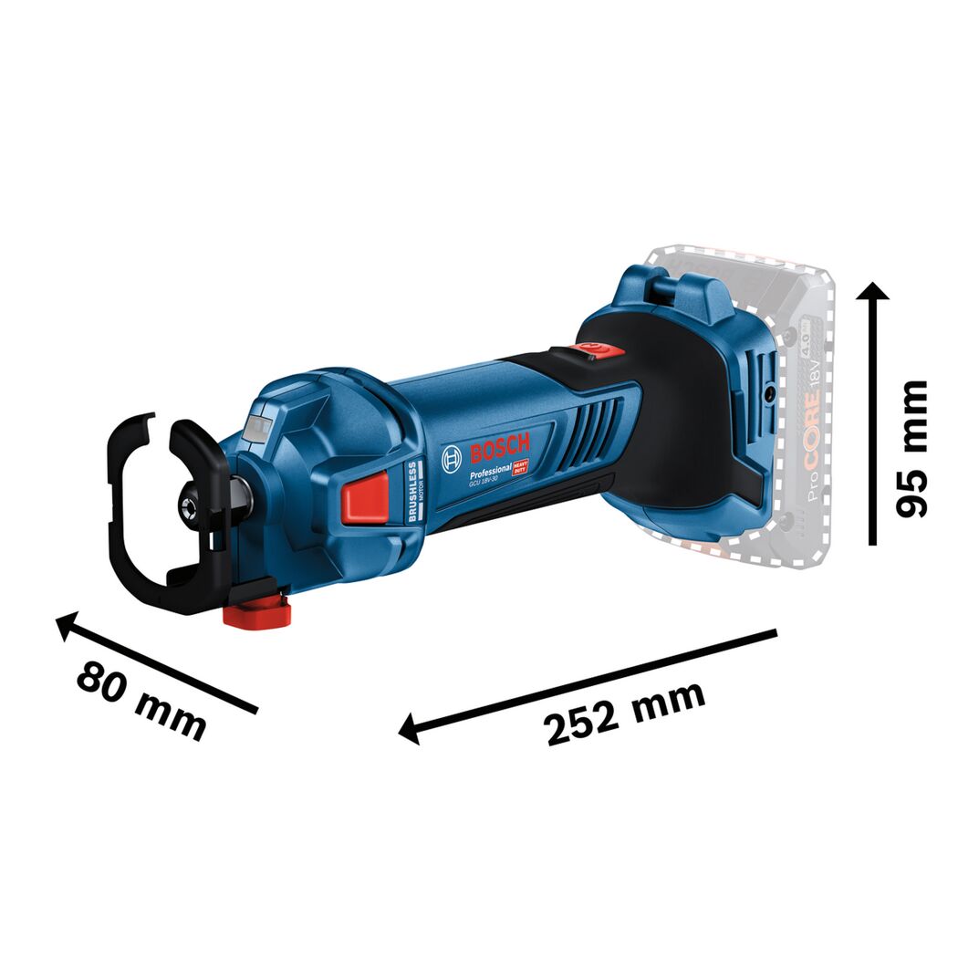 Akku-Trockenbaufräse 'GCU 18V-30 Professional'