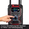 Akku-Baustellenradio 'TE-CR18Li Solo' DAB+FM mit Bluetooth 18 V ohne Akku und Ladegerät