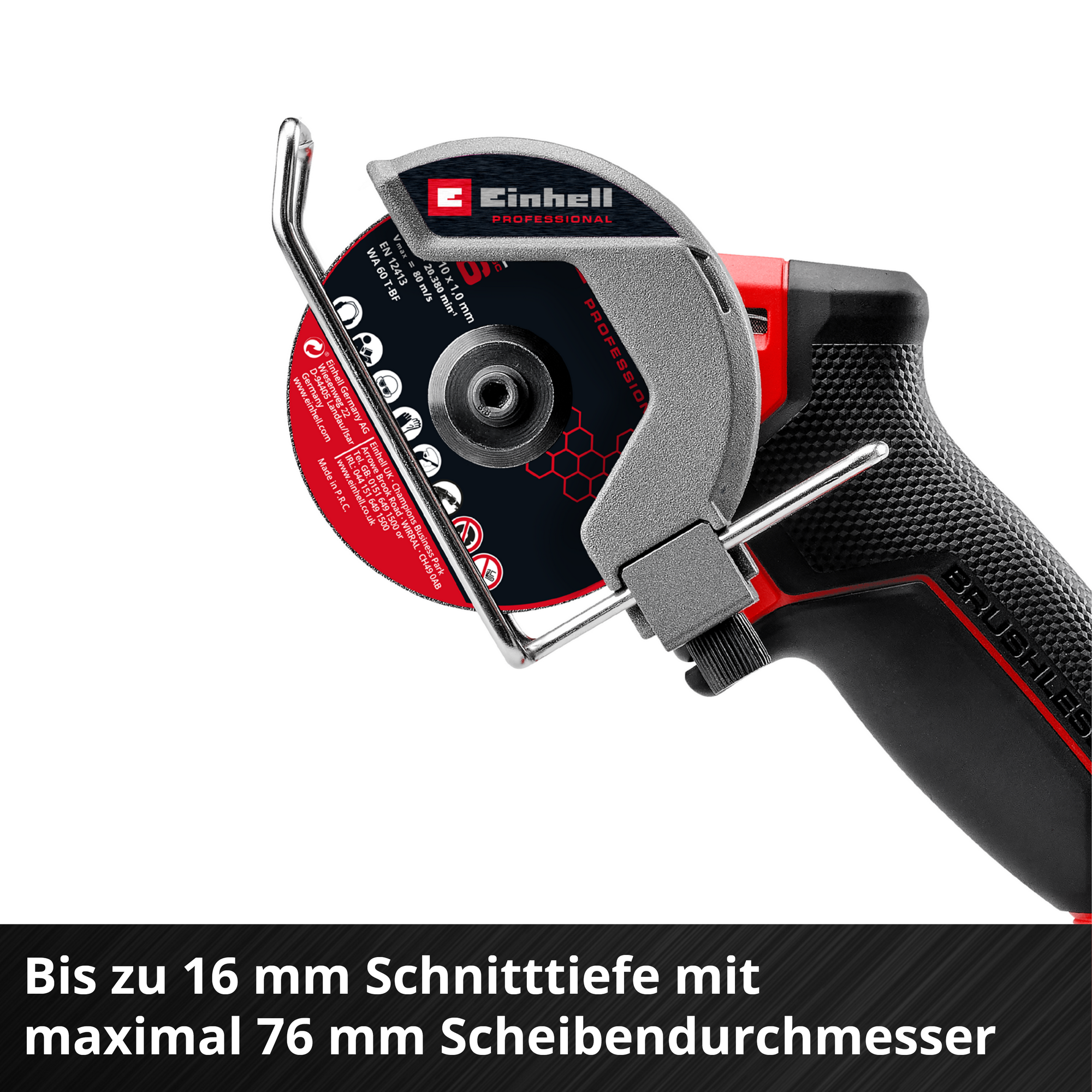 Akku-Trennschleifer 'TP-CO 18/76-C Li BL - Solo' ohne Akku
