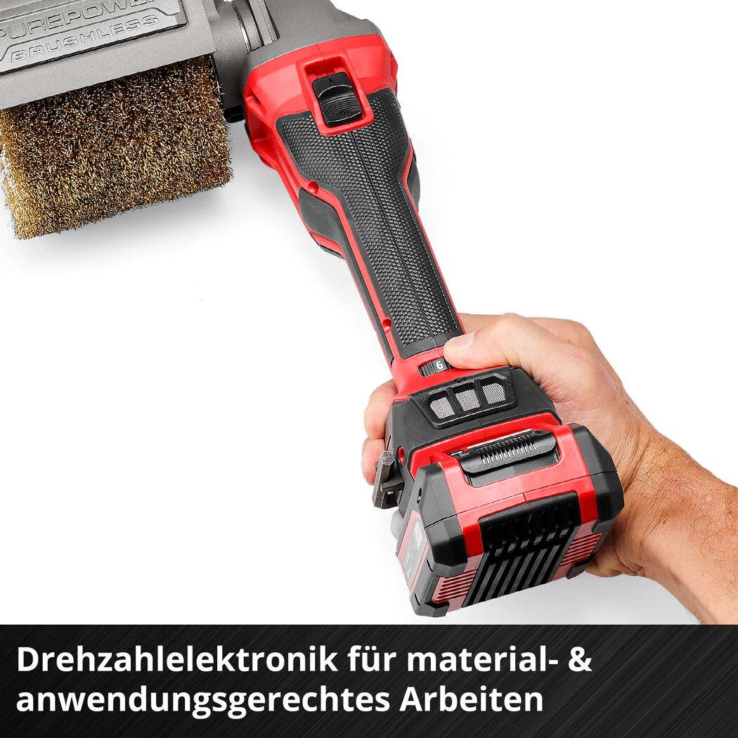 Akku-Bürstenschleifer 'TP-BR 18/32 Li BL - Solo' ohne Akku