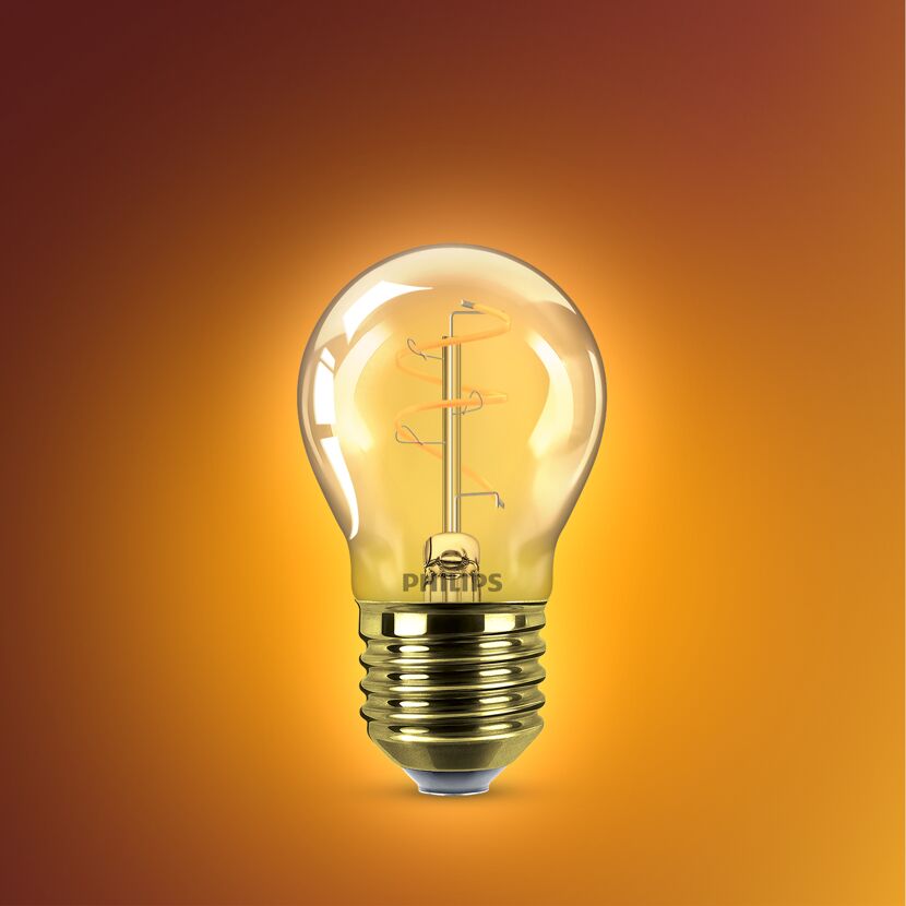 LED-Lampe 'Amber' tropfenform E27 15 W 180 lm dimmbar