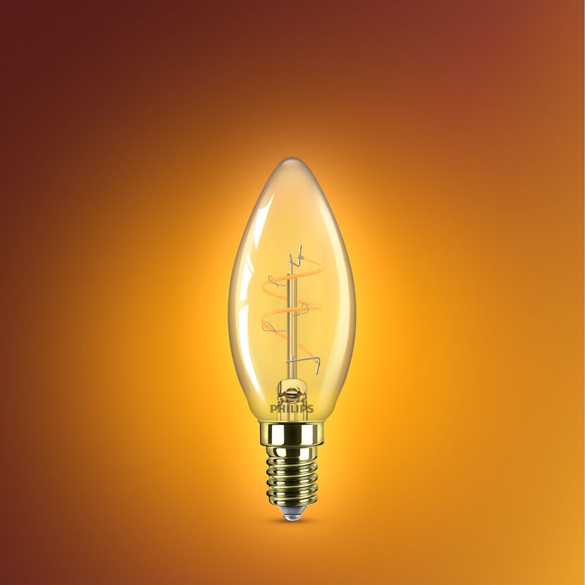 LED-Lampe 'Amber' kerzenform E14 15 W 180 lm dimmbar