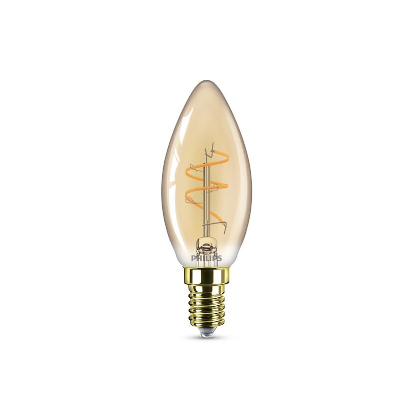 LED-Lampe 'Amber' kerzenform E14 15 W 180 lm dimmbar