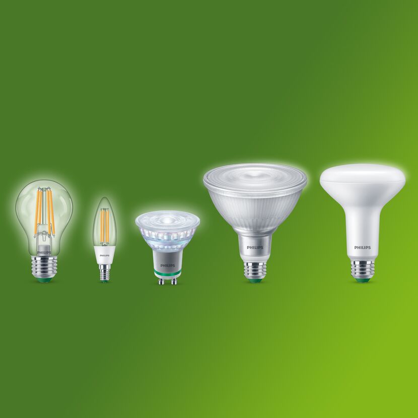 Philips LED-Leuchtmittel in verschiedenen Formen