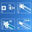 Schritt-für-Schritt Anleitung zur Installation einer LED-Leuchtröhre.