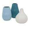 Vase 'Wilma' Ø 10 x 12 cm 3 Farben sortiert
