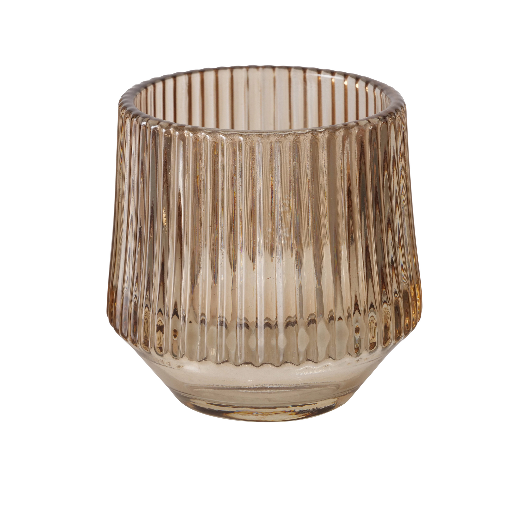 Windlicht 'Tiago' Ø 8 x 8 cm 3 Farben sortiert