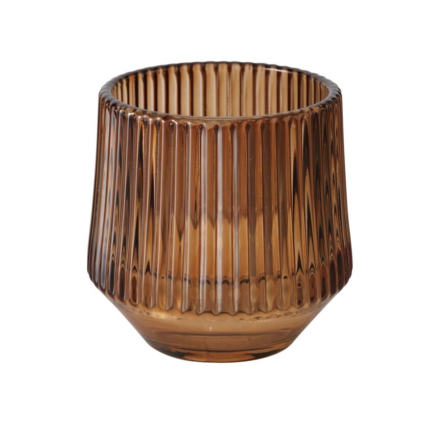 Windlicht 'Tiago' Ø 8 x 8 cm 3 Farben sortiert