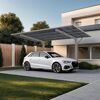 Carport 'Wing 80' Aluminium silbern 531,4 x 260 x 275,7 cm