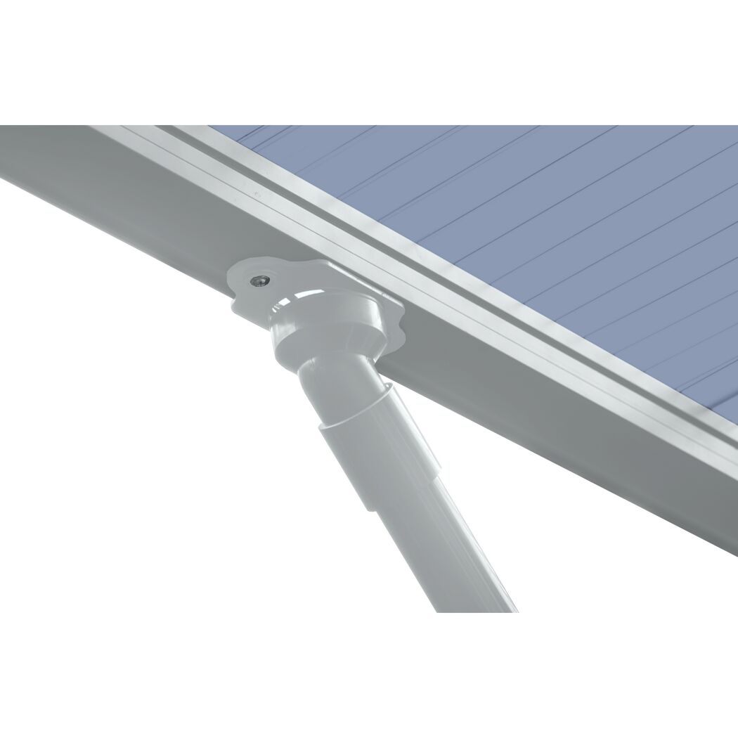 Carport 'Wing 80' Aluminium silbern 531,4 x 260 x 275,7 cm