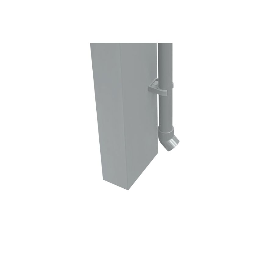 Carport 'Wing 80' Aluminium silbern 531,4 x 260 x 275,7 cm