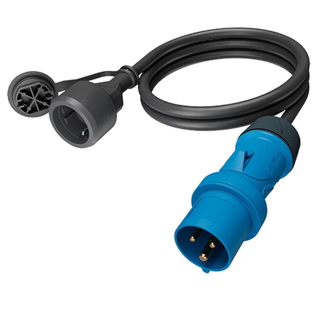 CEE-SCHUKO Adapterleitung mit 1,5 Meter Kabel
