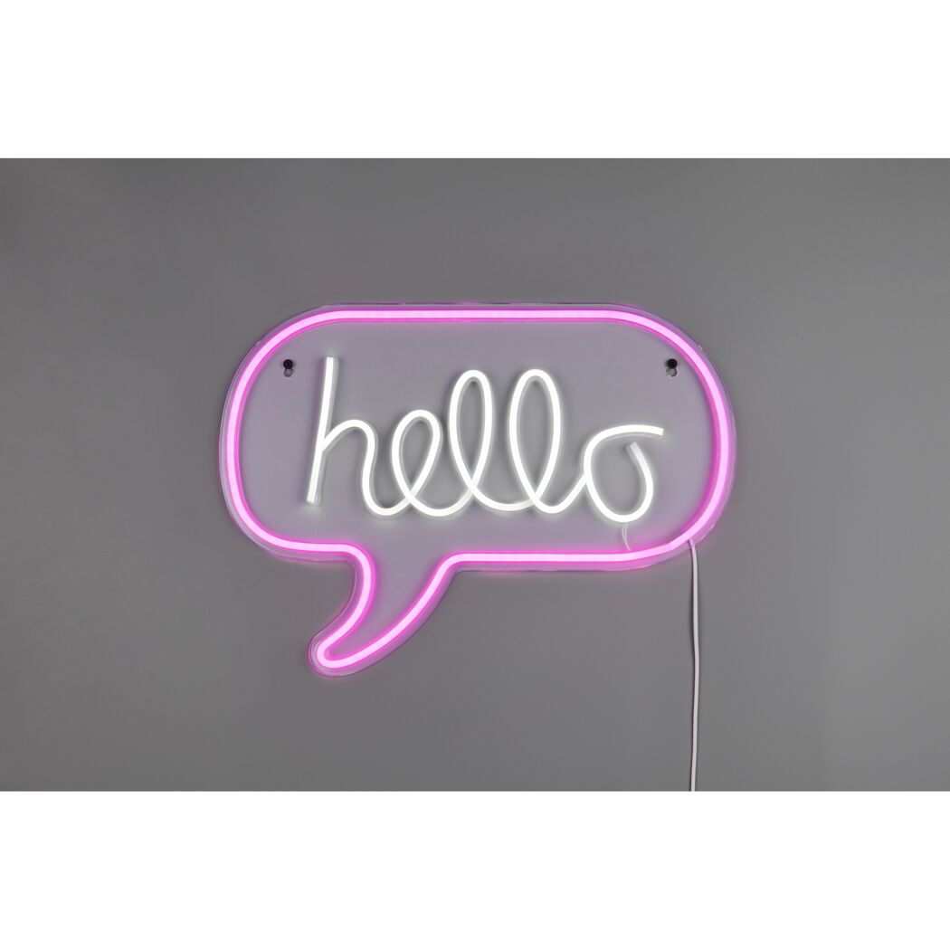 LED-Wandleuchte 'Hello' 5 W 43 x 31 cm