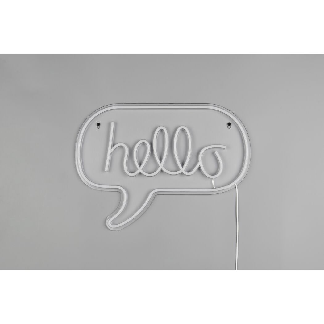 LED-Wandleuchte 'Hello' 5 W 43 x 31 cm