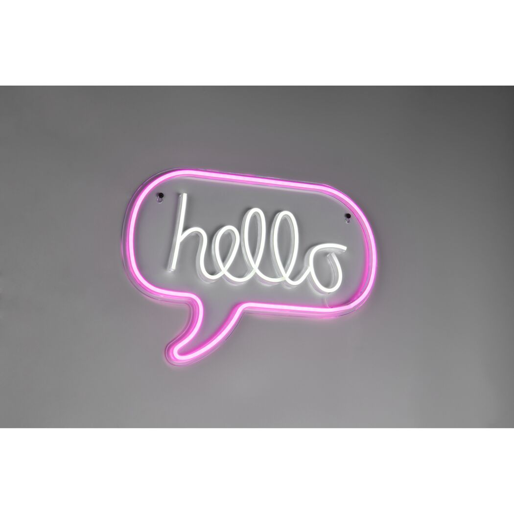 LED-Wandleuchte 'Hello' 5 W 43 x 31 cm