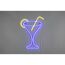 LED-Neon-Wandleuchte 'Cheers' transparent 32,5 x 43 x 1,6 cm