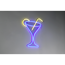 LED-Neon-Wandleuchte 'Cheers' transparent 32,5 x 43 x 1,6 cm