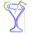 LED-Wandleuchte 'Cheers' 5 W 32,5 x 43 cm